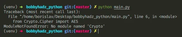 Modulenotfounderror: No Module named cryptodome ( Solved )