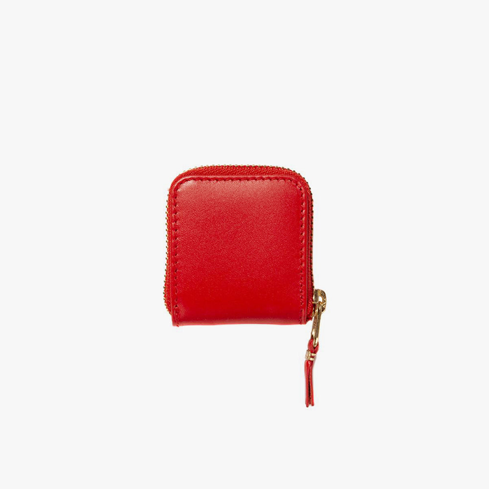 Comme des Garcons SA Huge Logo Leather Wallet - Red – Feature