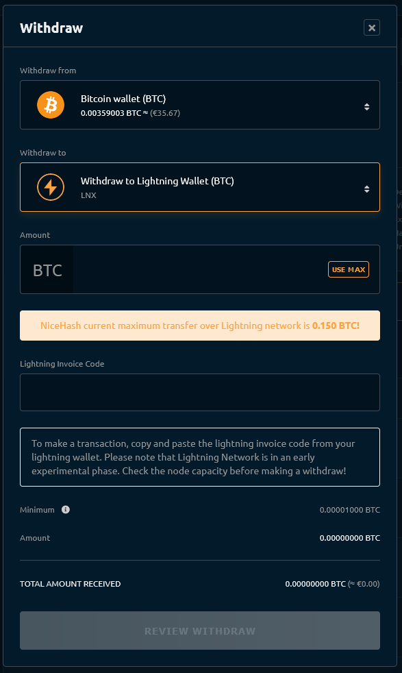 How to use Bitcoin Lightning Network? | NiceHash