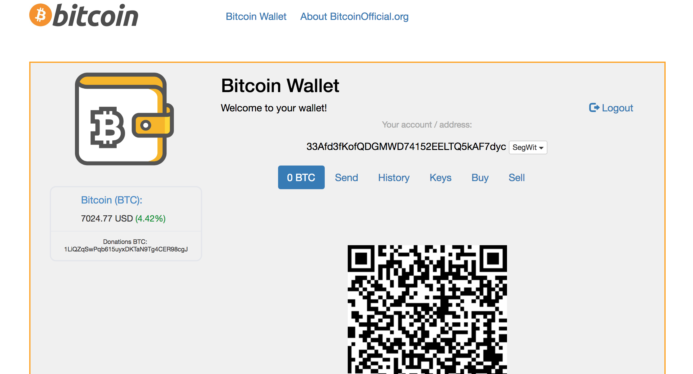 How is a Bitcoin address created?