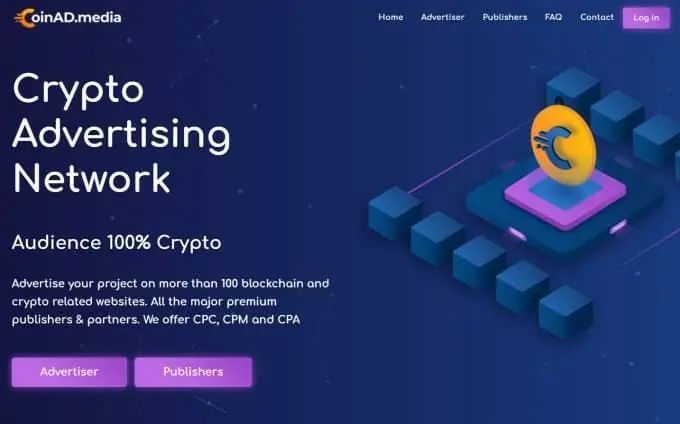 Crypto Ad Network and Ad Management | coinmag.funk