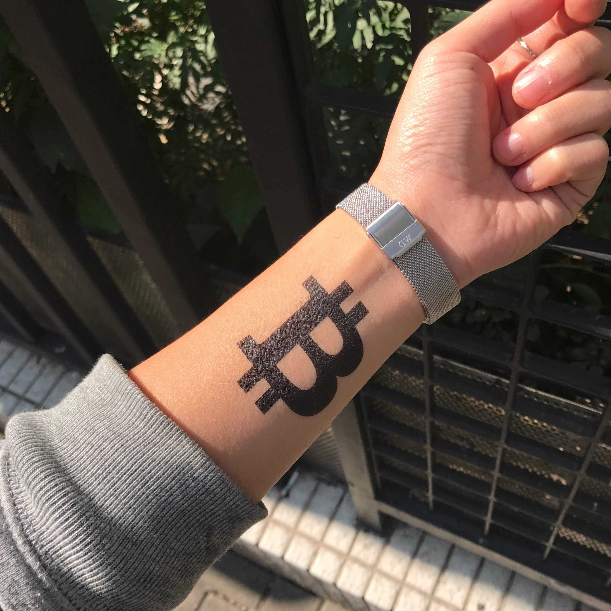 Bitcoin Tattoo BTC Tattoo Crypto Tattoo Blockchain Tattoo Cryptocurren – INKT STUDIOS