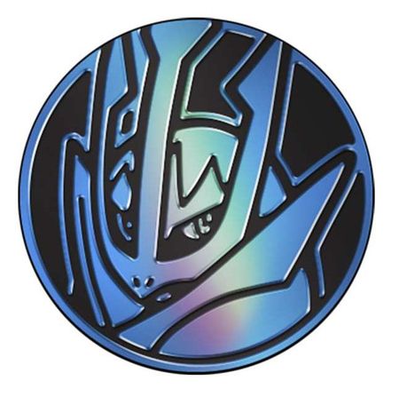 Pokemon Xerneas Coin from The Trading Card Game (Rare, Blue, Large Size) : coinmag.fun: Toys