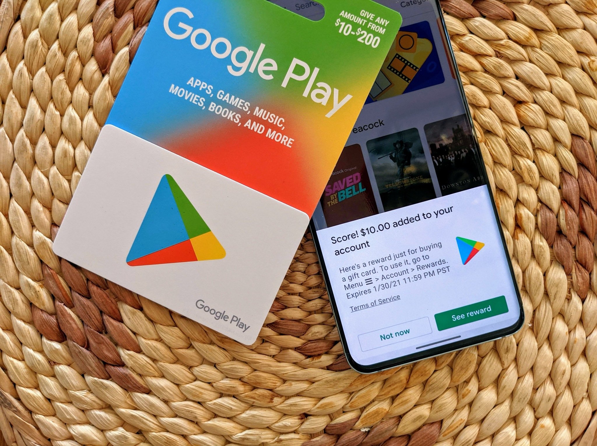 Can I purchase a gift card with Google play balance? - Google Play Community