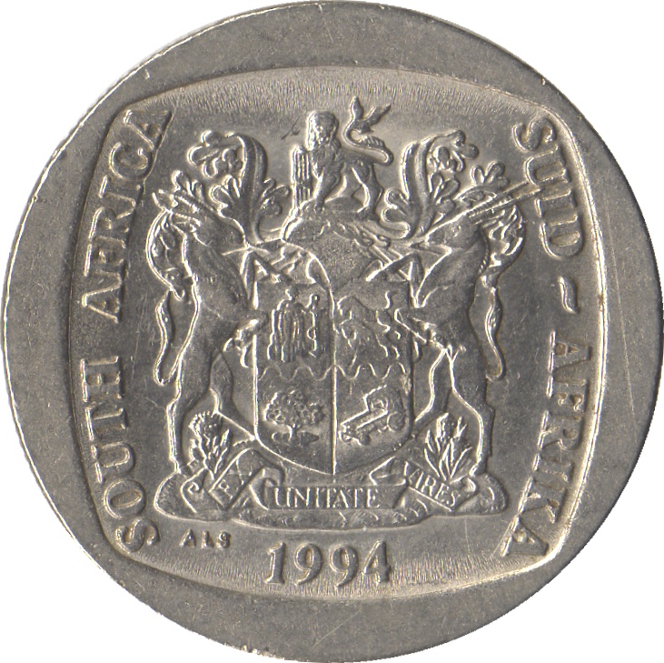 Coin Value: South Africa 5 Rand (Presidential Inauguration) 