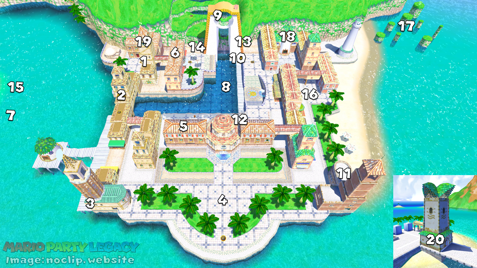 Delfino Plaza Blue Coins - Super Mario Sunshine Guide - IGN