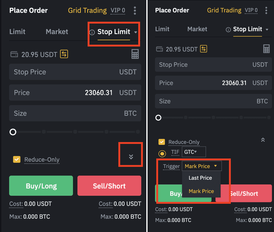 Stop-limit order - Futures API - Binance Developer Community