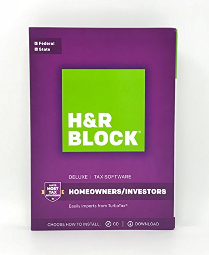 Buy H&R Block Tax Software Deluxe Online Palestine | Ubuy