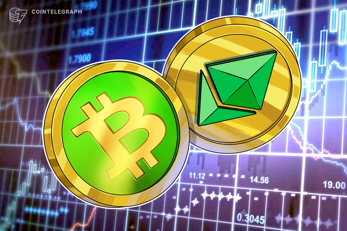 Bitcoin Cash Vs Ethereum Classic Comparison - BCH/ETC Cryptocurrency Comparison Charts - 1 day