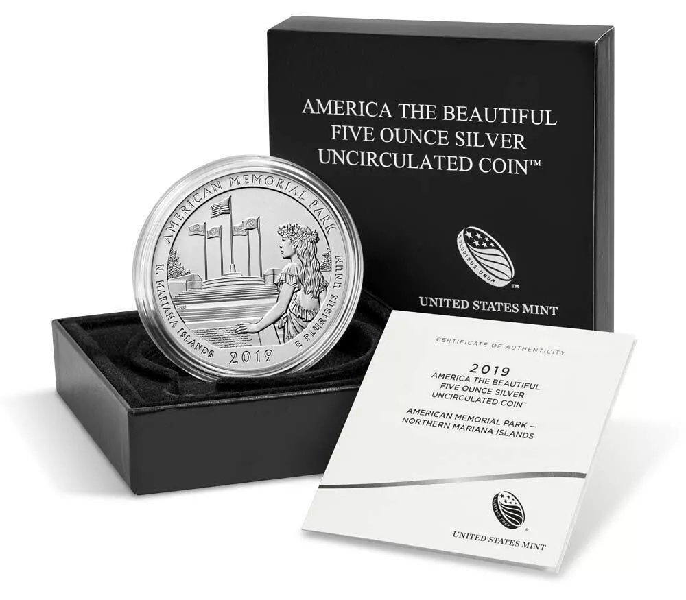 Silver America the Beautiful 5 oz Coins – Mount Vernon Coin