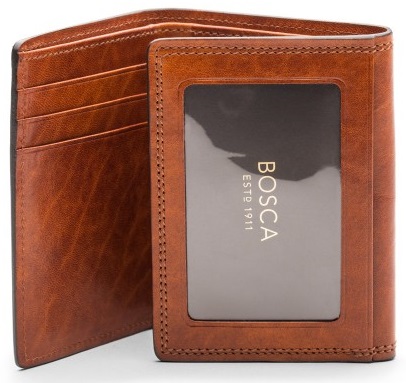 Bosca Dolce Double ID Trifold Wallet - Bosca Wallets