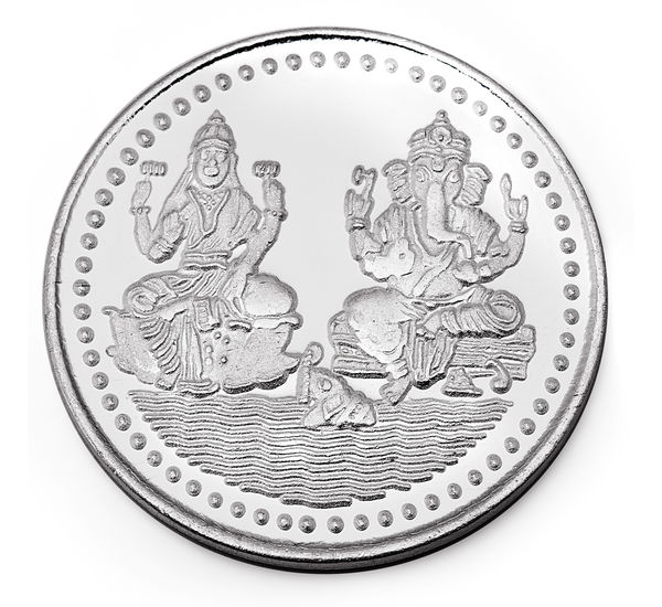 10 Gram Lakshmi Silver Coin ( Purity) – Bangalore Refinery