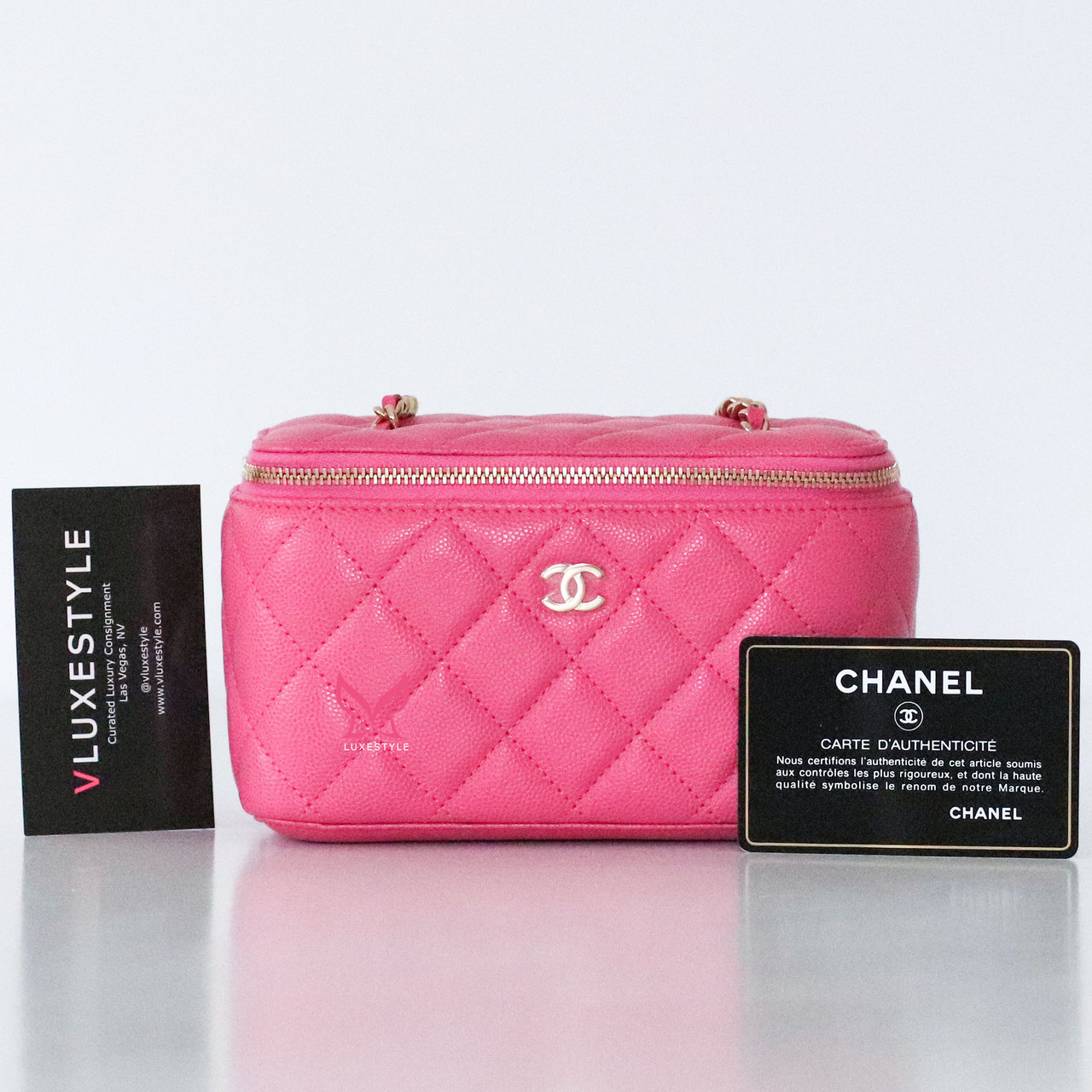 New Chanel Mini O Vanity Purse - Luxury Marketplace