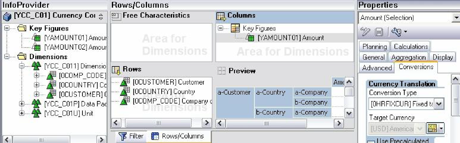Currency translation BW currency conversion