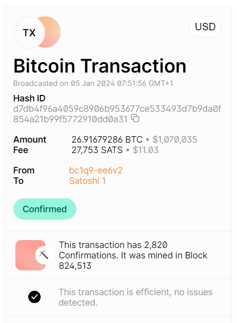 Satoshi Nakamoto Wallet Address: How Much BTC Does Satoshi Have? | CoinCodex