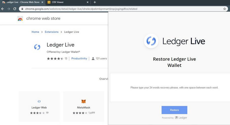 “Ledger Extension