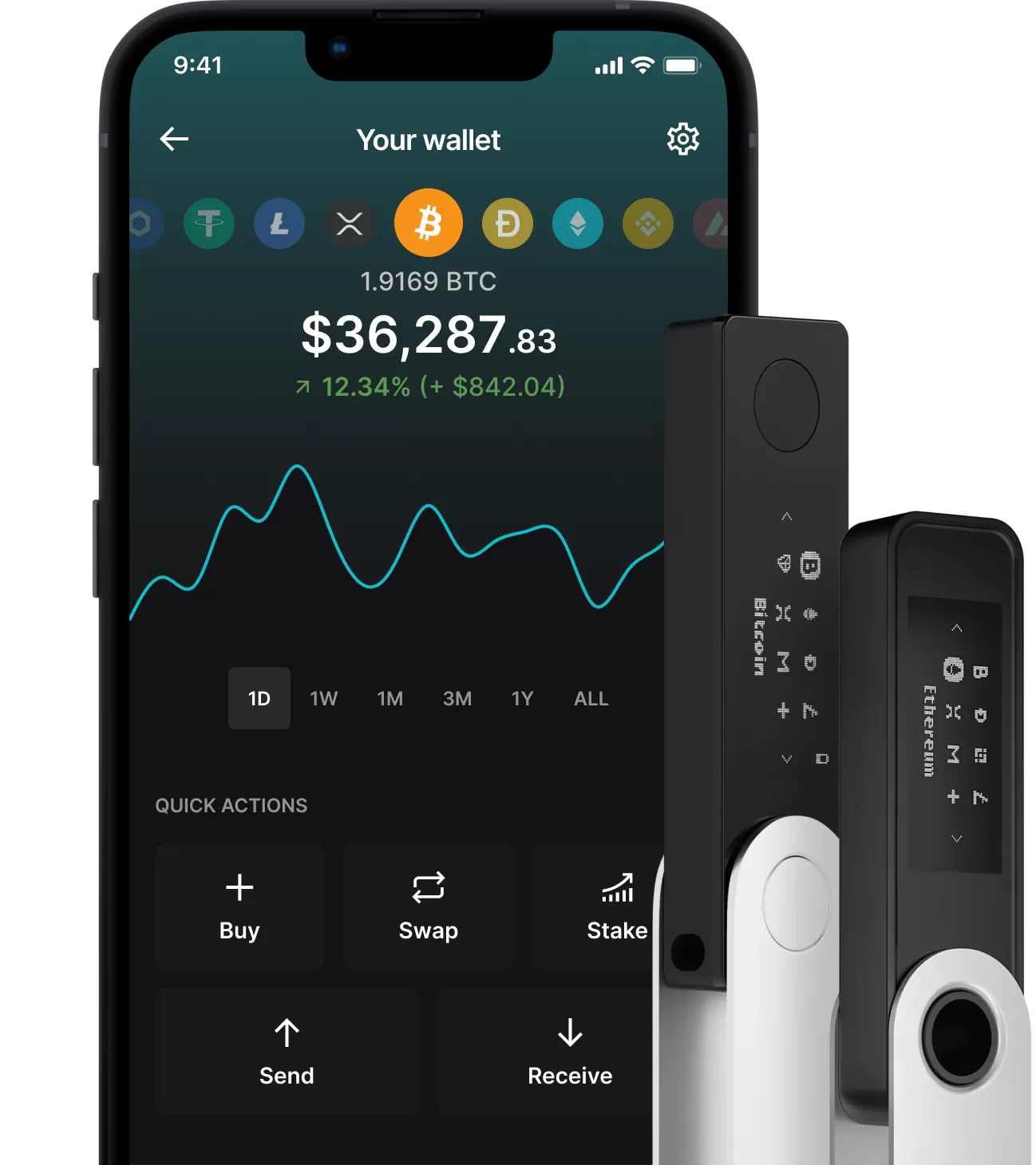 Ledger Supported Coins & tokens - Managed in Ledger Live | Ledger