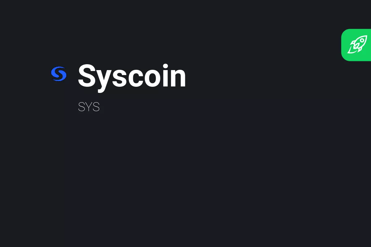 Syscoin [SYS] Live Prices & Chart