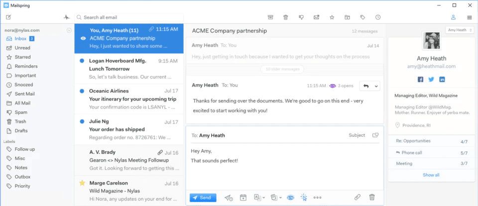 The 7 best email clients for Windows | Zapier