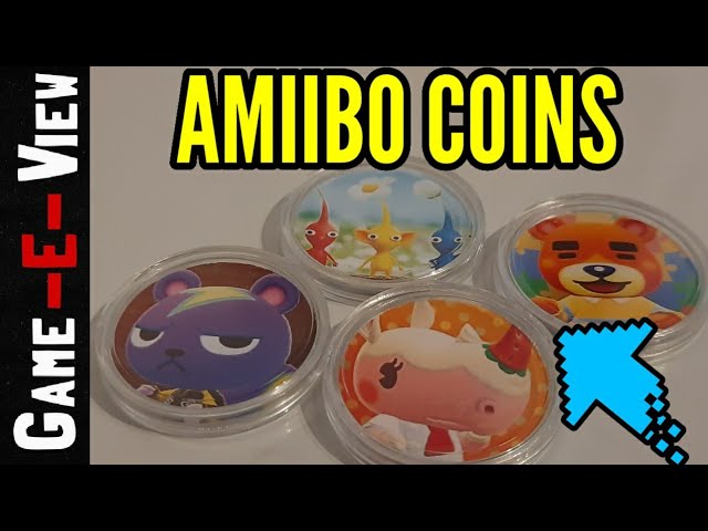 Custom Amiibo Glitter Shaker Coin - Animal Crossing New Horizons