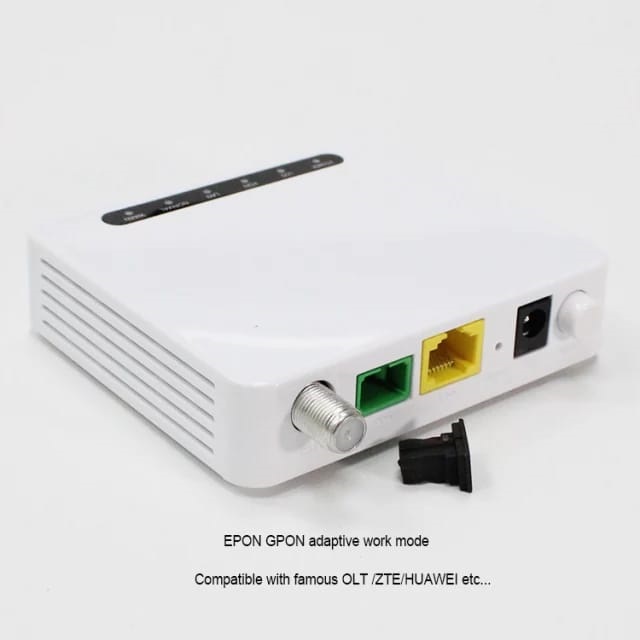 GPON ONU FTTH Modem Fiber Optic ONT Router 1GE+3FE+VOIP+G WLAN+1USB – Splicer Market