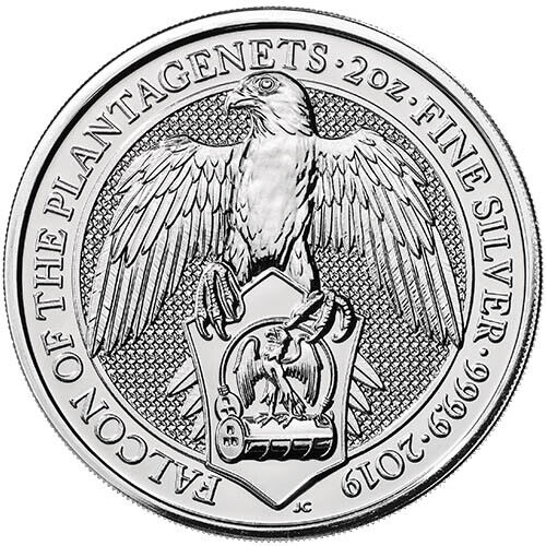 FALCON Wild Mongolia 3 Oz Silver Coin Togrog Mongolia 