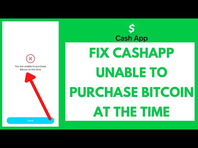 Why Does Cash App Say I Can't Buy Bitcoin? [Answered ]- Droidrant