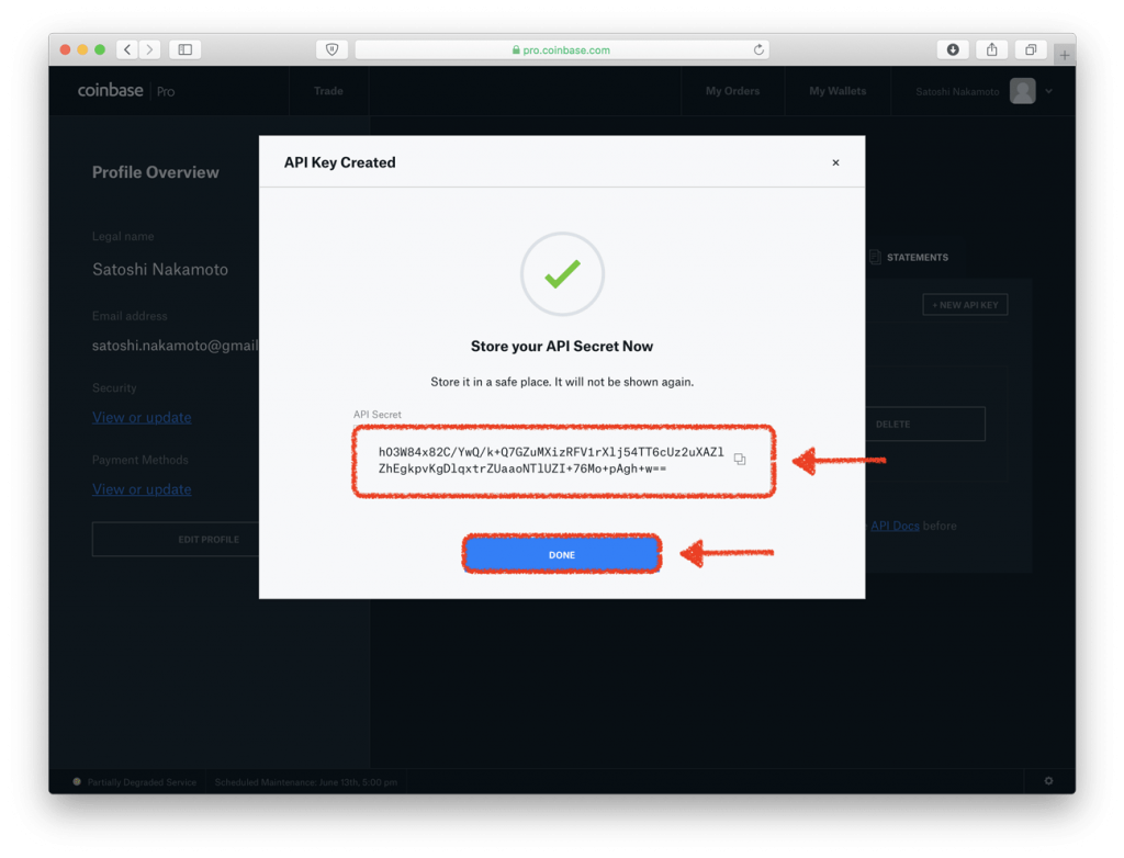 Can't Enable API Key - Advanced Trade API - Coinbase Cloud Forum