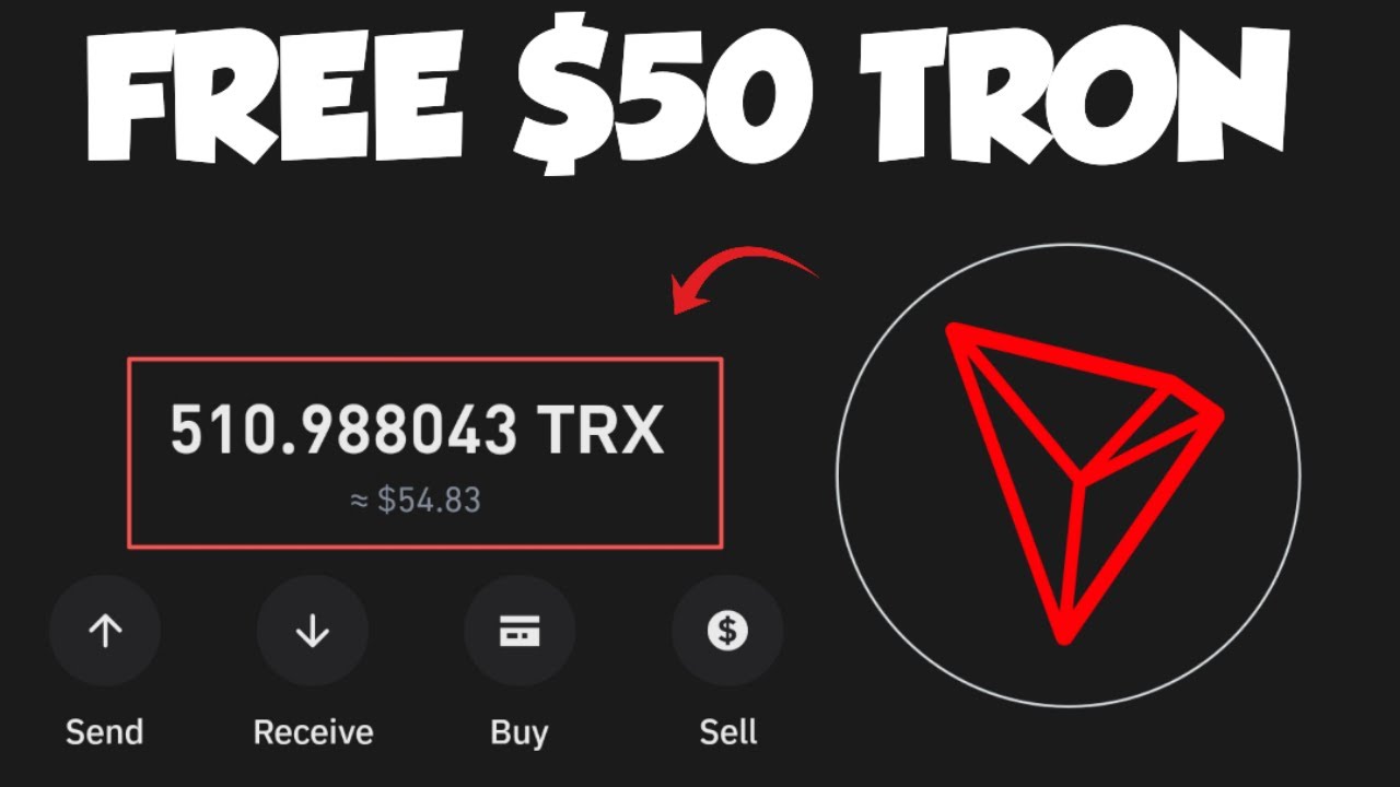 TRON Airdrop » Claim free TRX tokens