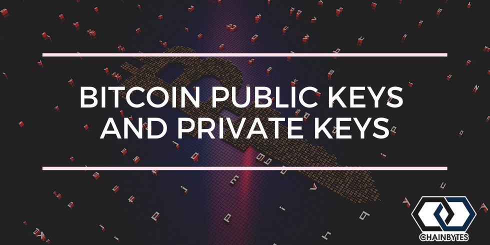 Bitcoin Public Keys And Private Keys - ChainBytes