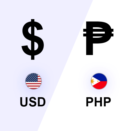 PHP to USD - Convert ₱ Philippine Peso to US Dollar