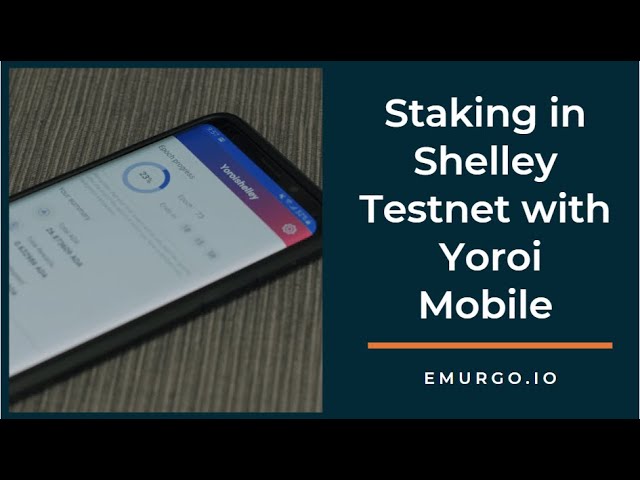 Staking on iOS or Android with Yoroi Mobile