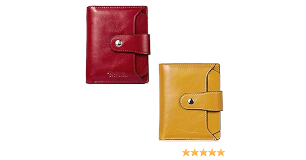 Female Plain Red small leather wallet for women at Rs /piece in New Delhi | ID: 