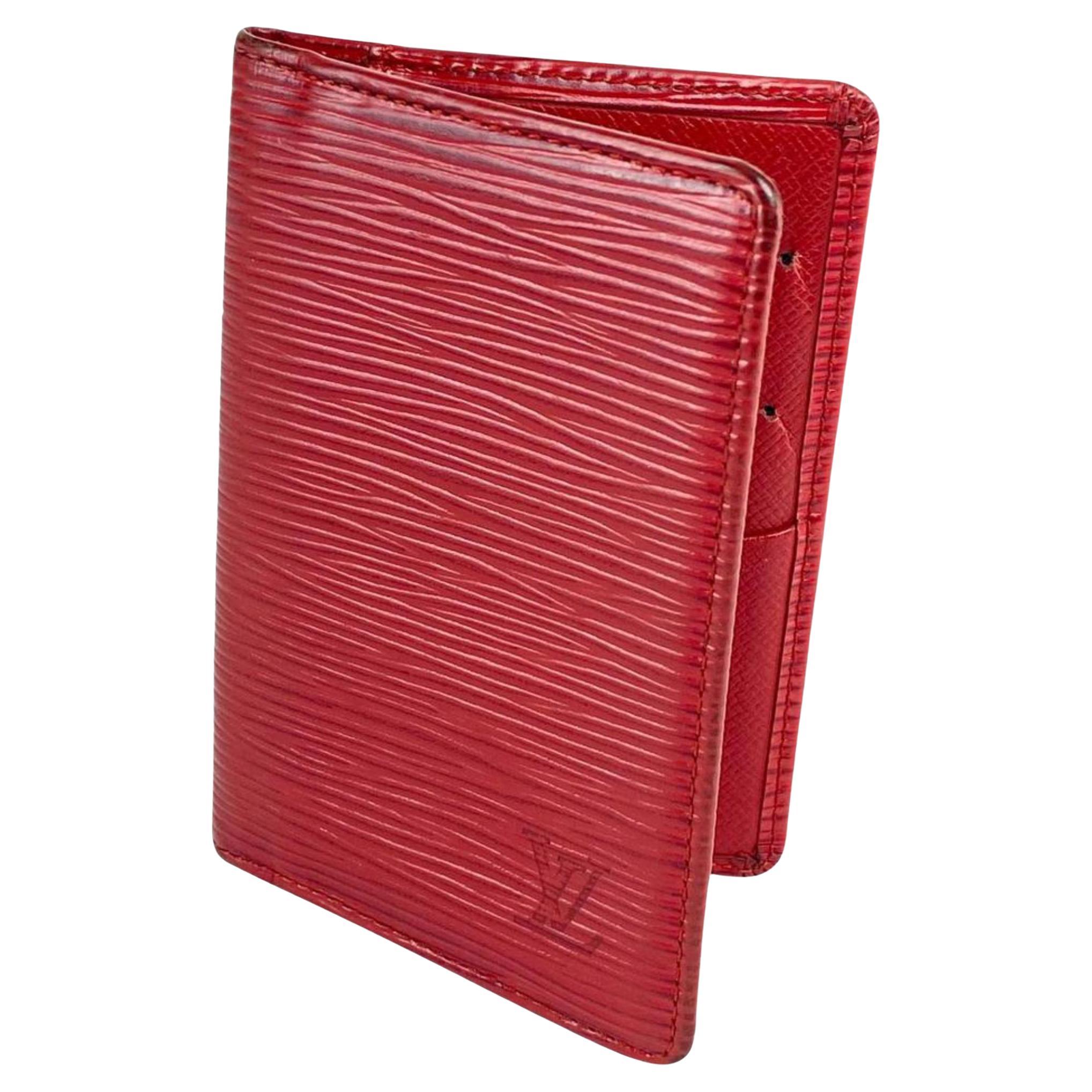 Louis Vuitton Red Epi Coin Compartment Fold Wallet – Luxury Trade