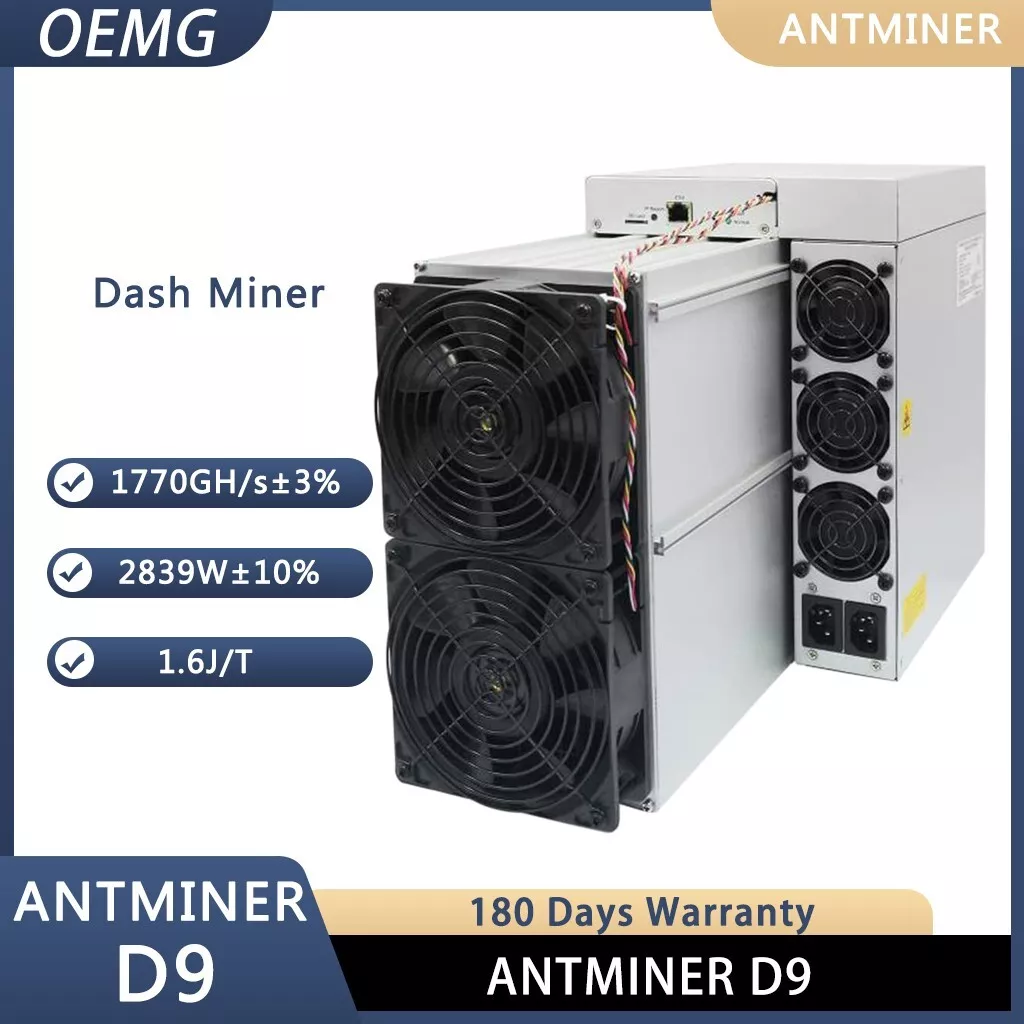 Antminer D9 Dash Miner - ANTMINER