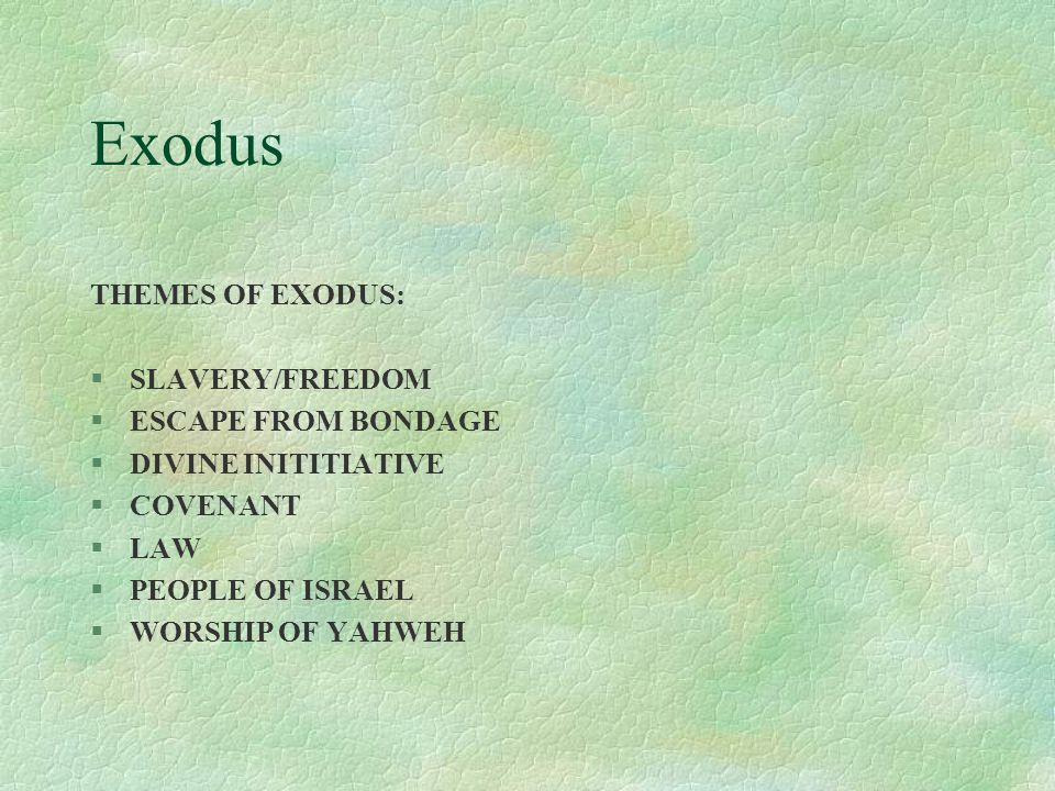 Exodus | The amazing name Exodus: meaning and etymology