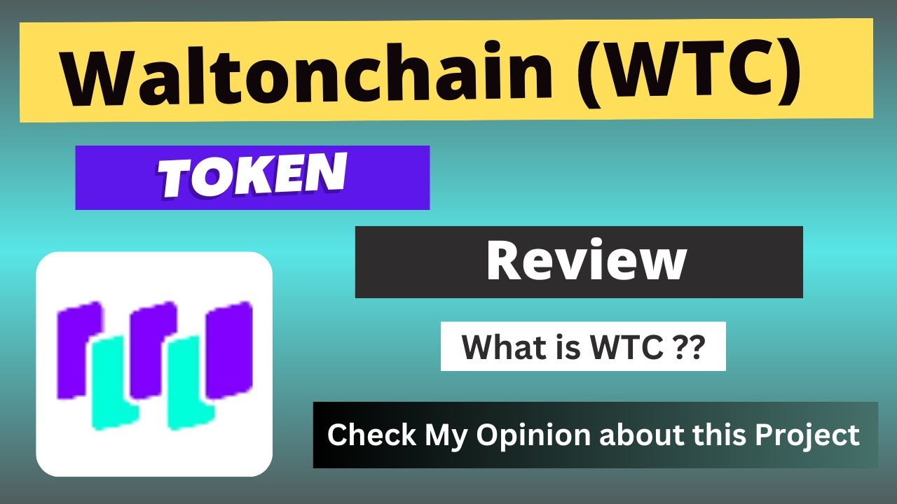 Waltonchain price today, WTC to USD live price, marketcap and chart | CoinMarketCap