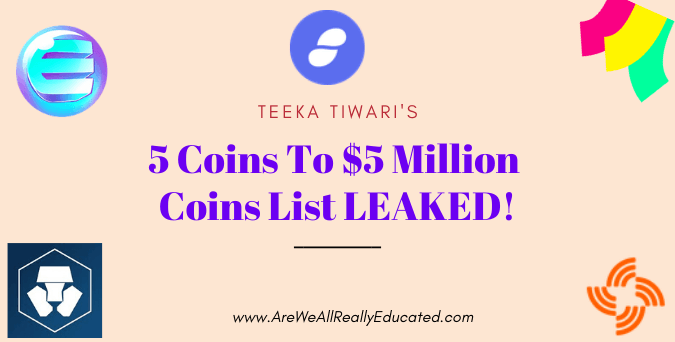 Teeka Tiwari: 5 Coins To 5 Million in ? Jetinar Reveal!