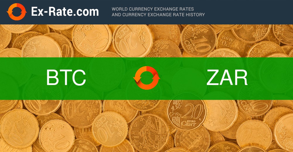 Bitcoins (BTC) to Rands (ZAR) - Currency Converter