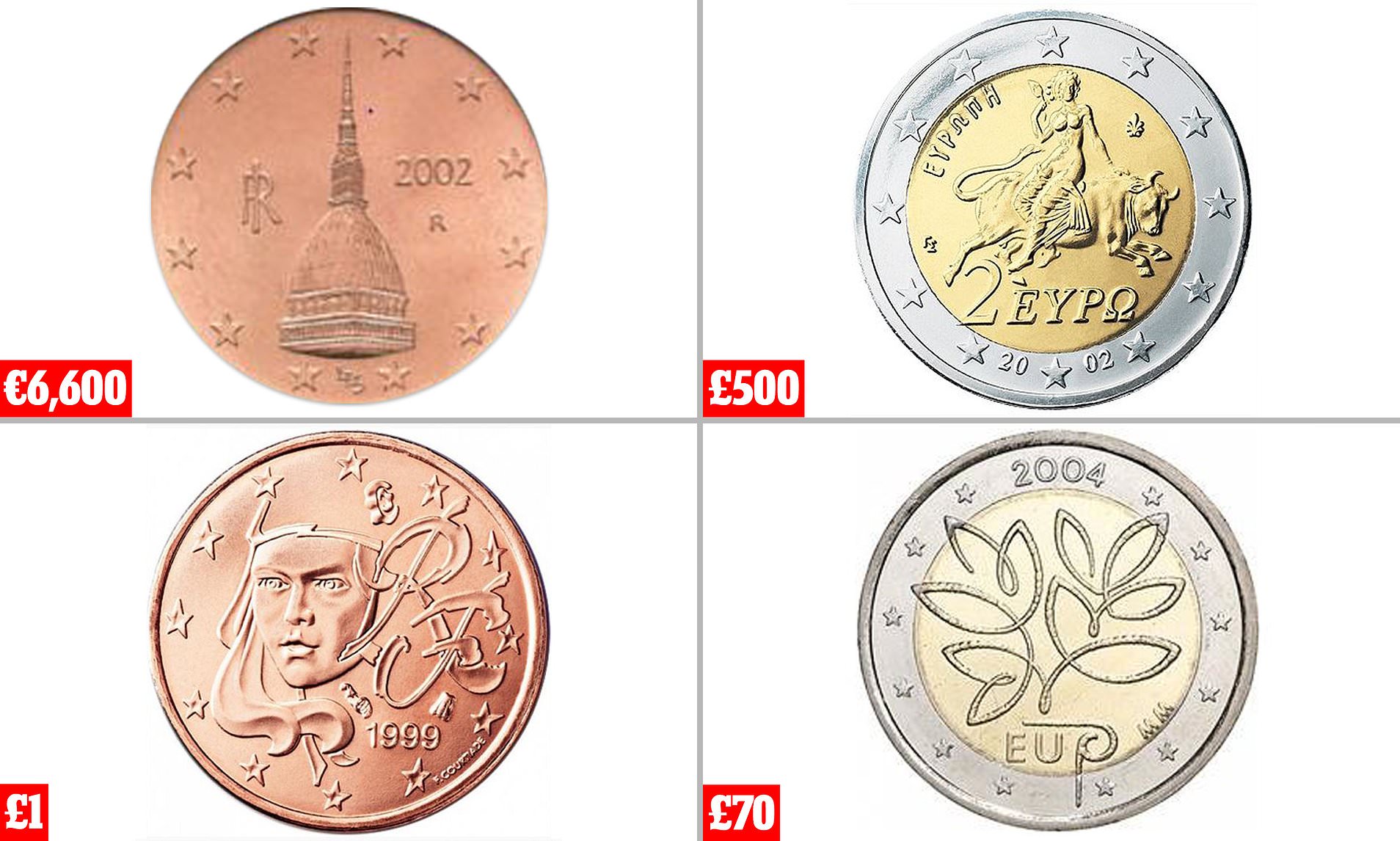 Rare Euro coins worth thousands - check if you have one lying around your home - Teesside Live