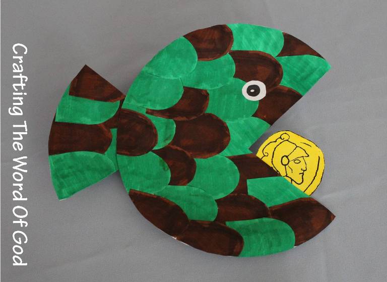 The Confident Journal: Sunday School Craft - Coin in Fish's Mouth