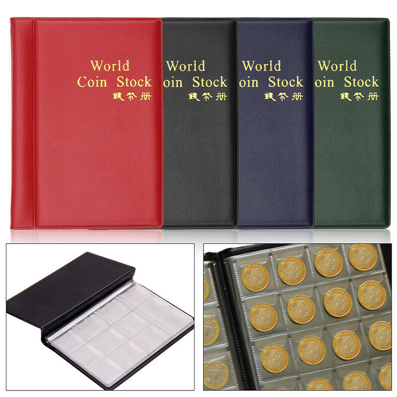 LALA Professional Coin Collection Book Portable Coin Holders Scrapbooking Album