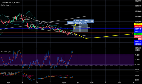 BURST/BTC - BURSTCoin BITTREX exchange charts 1 month