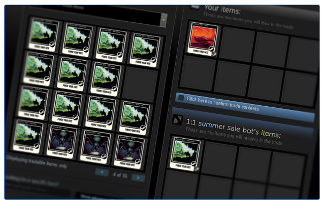 Steam Supply - A list of Card Leveling Bots.