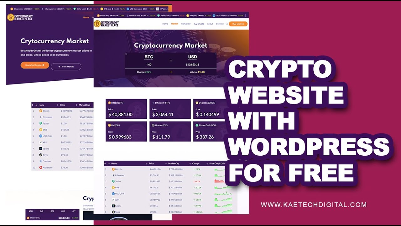 Crypto Website Builder