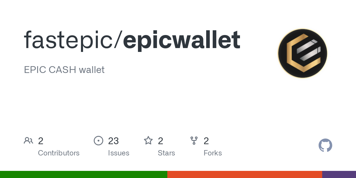 GitHub - EpicCash/epic-wallet: Epic Wallet CLI