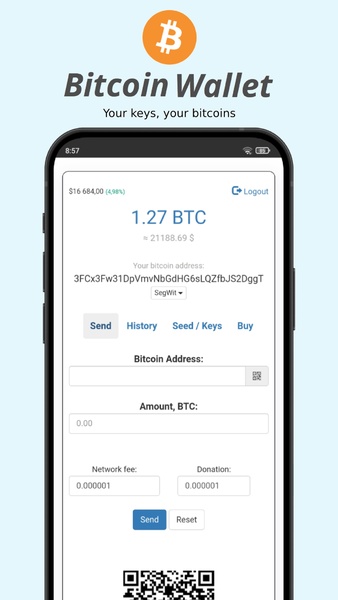 Bitcoin Wallet (BTC) for Android - Download the APK from Uptodown