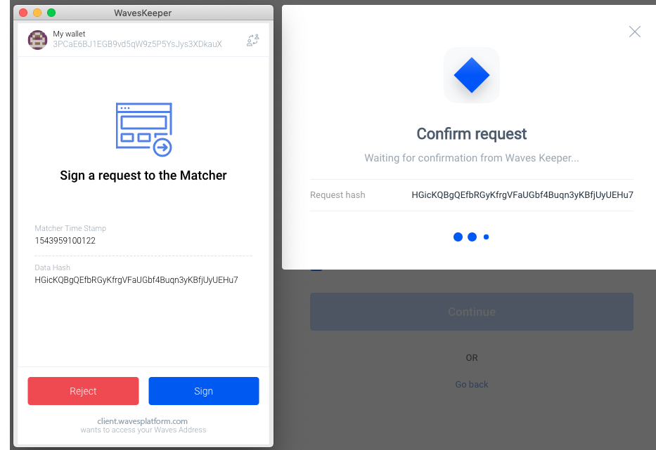 Import Account From Keeper Wallet | WX Network