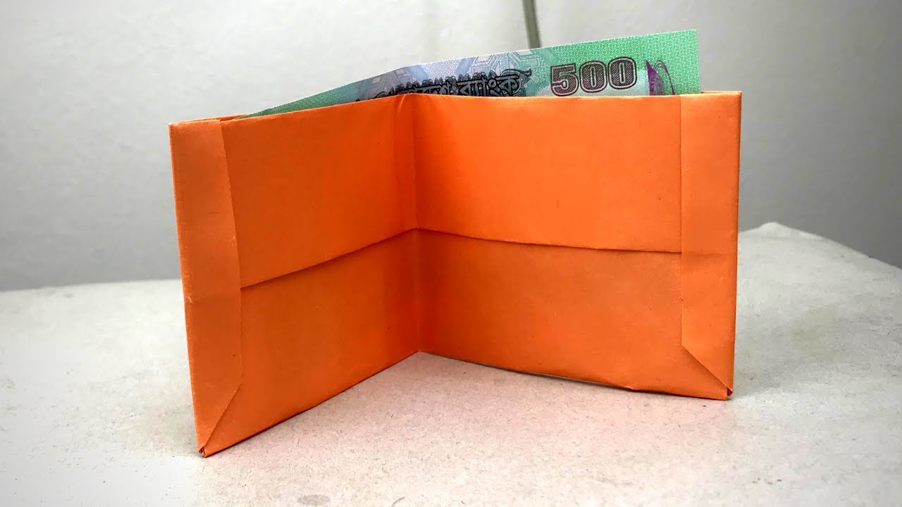 How to Make a paper wallet without tape or scissors « Papercraft :: WonderHowTo