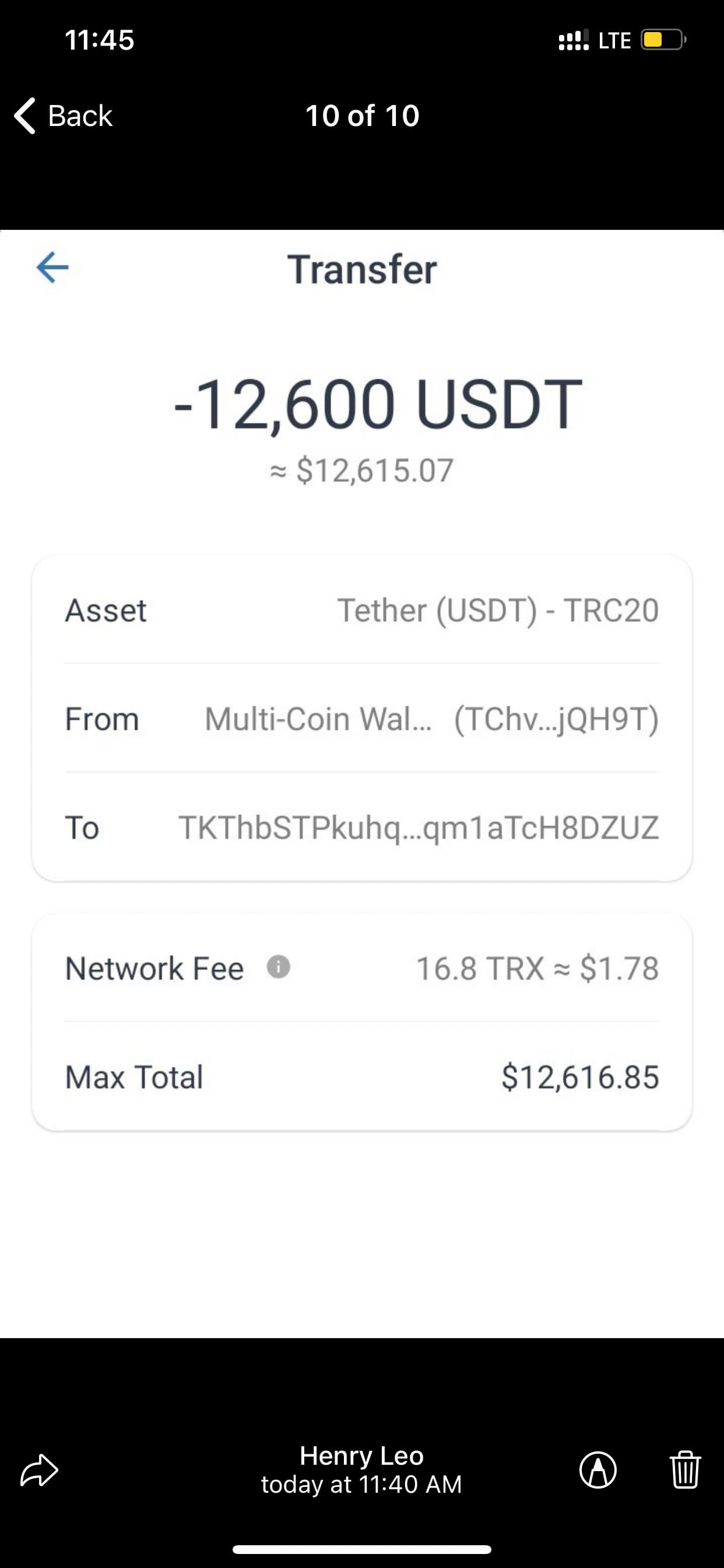 Am Unable to send USDT(TRC20) to other Binance Wallet - English - Trust Wallet